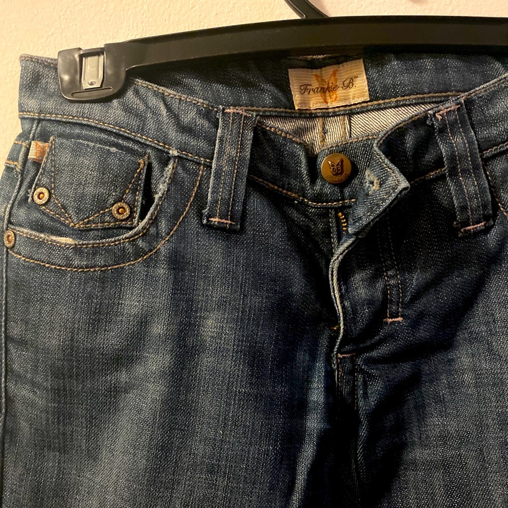 Frankie B low rise boot cut jeans. Size 2.